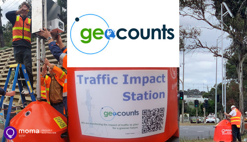 Moma solar has partnered with GEOCOUNTS to work on the new Vic Roads Smarter Roads Investment Project