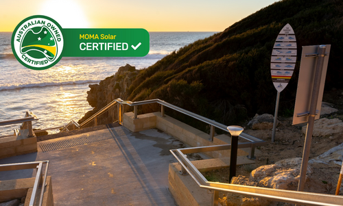 Renewal of MOMA Solar’s Australian Owned Certification